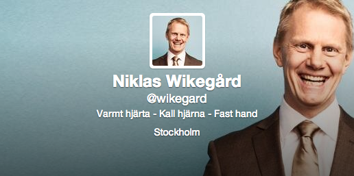 Menar Niklas Wikegård att han är kontrollfreak?